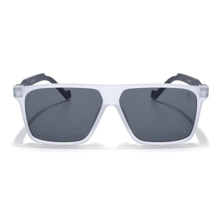 Eyejack Grey Square Sunglasses for Men & Women (805CL1028)