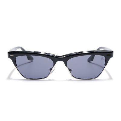 Eyejack Shine Black Cateye Sunglasses for Women (8583CL1249)