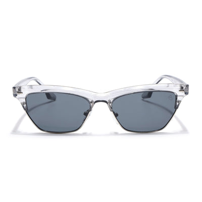 Eyejack Grey Cateye Sunglasses for Women (8583CL1250)