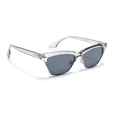 Eyejack Grey Cateye Sunglasses for Women (8583CL1250)