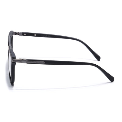 Eyejack Black Wayfarer Polarized Sunglasses for Men & Women (868PCL2137)