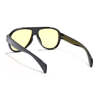 Eyejack Black Oversize Sunglasses for Men & Women (8821CL1095)