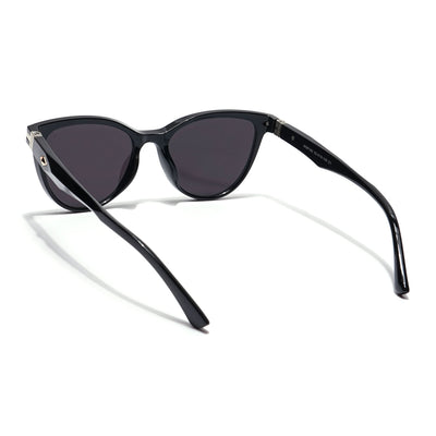 Eyejack Black Cateye Sunglasses for Women (90160CL814)