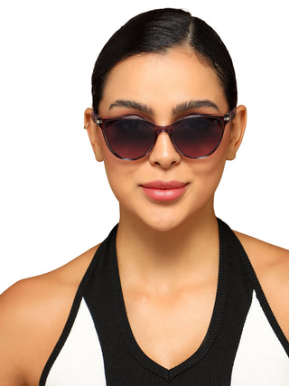 Eyejack Purple Cateye Sunglasses for Women (90160CL815)