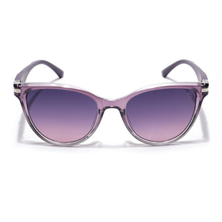 Eyejack Cateye Sunglasses for Women (Purple Lens | Purple Frame - 90160CL815)