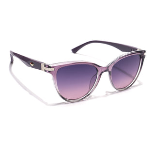 Eyejack Cateye Sunglasses for Women (Purple Lens | Purple Frame - 90160CL815)