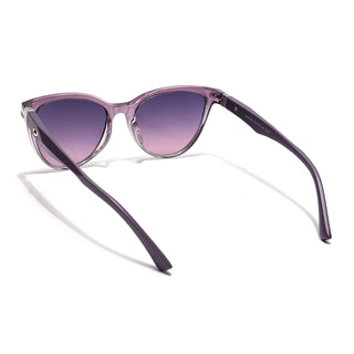 Eyejack Cateye Sunglasses for Women (Purple Lens | Purple Frame - 90160CL815)