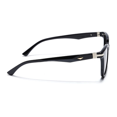 Eyejack Square Sunglasses for Men & Women (Black Lens | Black Frame - 90161CL770)