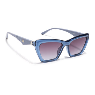 Eyejack Blue Cateye Sunglasses for Women (90165CL850)