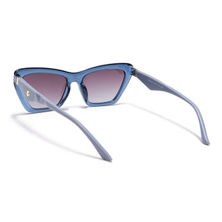 Eyejack Blue Cateye Sunglasses for Women (90165CL850)