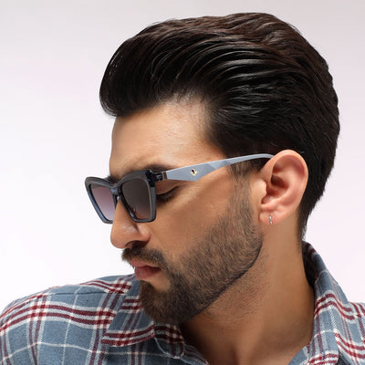 Eyejack Blue Cateye Sunglasses for Women (90165CL850)