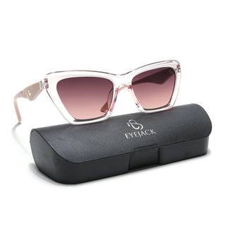 Eyejack Pink Cateye Sunglasses for Women (90165CL851)