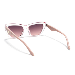 Eyejack Pink Cateye Sunglasses for Women (90165CL851)