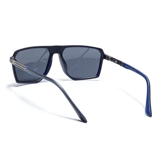 Eyejack Blue Wayfarer Polarized Sunglasses for Men & Women (91127PCL1135)