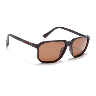 Eyejack Brown Wayfarer Polarized Sunglasses for Men & Women (91128PCL1139)