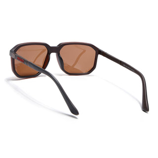 Eyejack Brown Wayfarer Polarized Sunglasses for Men & Women (91128PCL1139)