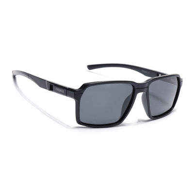 Torque I Matt Black Wayfarer Polarized Sunglasses (91141PCL1142)