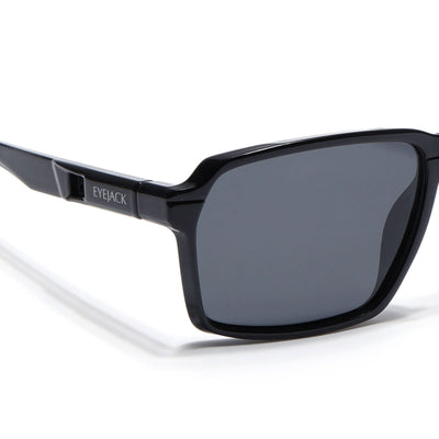 Torque I Shine Black Wayfarer Polarized Sunglasses (91141PCL1191)