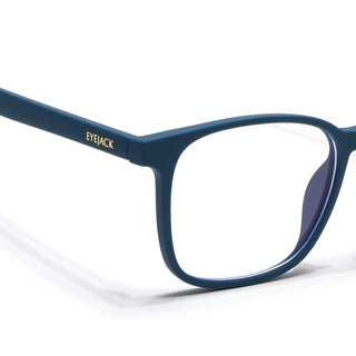 Eyejack NEO Blue Wayfarer Eyeglasses for Men & Women (92016CL1187-C4)