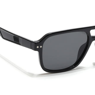 Eyejack Black Wayfarer Sunglasses for Men & Women (9265CL967)