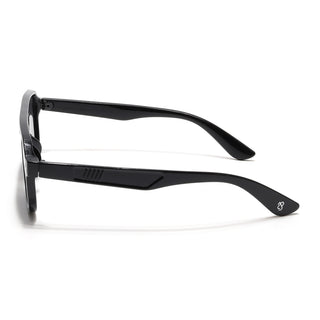 Eyejack Black Wayfarer Sunglasses for Men & Women (9265CL967)