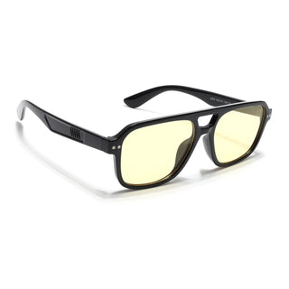 Eyejack Black Wayfarer Sunglasses for Men & Women (9265CL970)