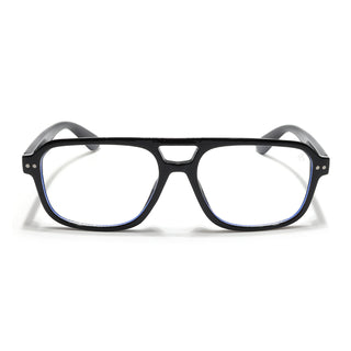 Eyejack Black Wayfarer Eyeglasses for Men & Women (9265CL971)