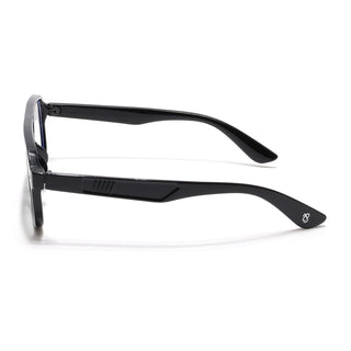 Eyejack Black Wayfarer Eyeglasses for Men & Women (9265CL971)