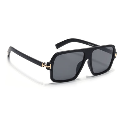 KRUZ - Black Wayfarer Sunglasses (9392CL1053)
