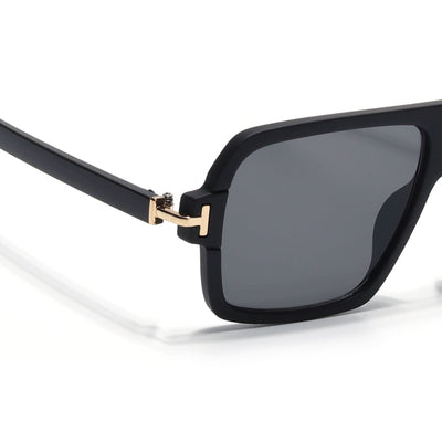 KRUZ - Black Wayfarer Sunglasses (9392CL1053)