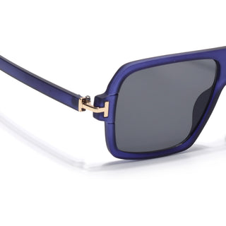 Eyejack Blue Wayfarer Sunglasses for Men & Women (9392CL1054)