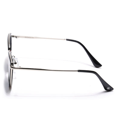 Eyejack Black & Silver Cateye Sunglasses for Women (9429CL1098)