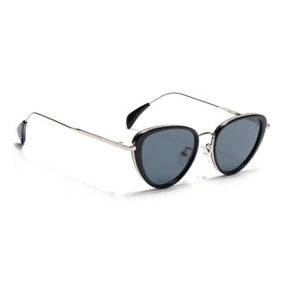 Eyejack Black & Silver Cateye Sunglasses for Women (9435CL1102)