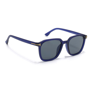 Eyejack Blue Square Sunglasses for Men & Women (97109CL1063)