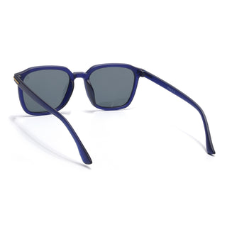 Eyejack Blue Square Sunglasses for Men & Women (97109CL1063)