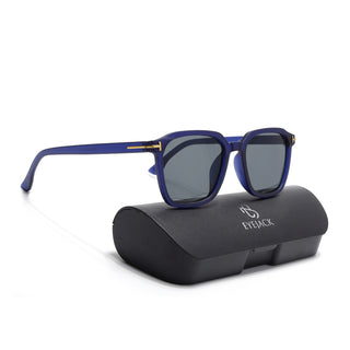 Eyejack Blue Square Sunglasses for Men & Women (97109CL1063)