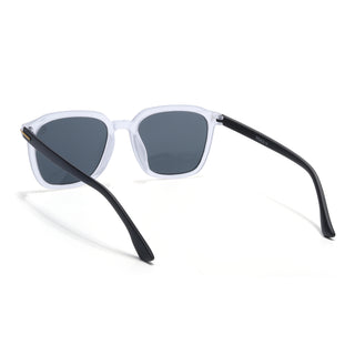 Eyejack Grey Square Sunglasses for Men & Women (97109CL1064)