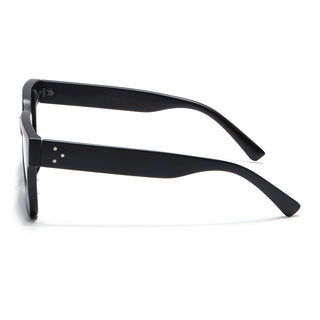 Eyejack Matt Black Square Sunglasses for Men & Women (98018CL1153)