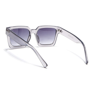 Eyejack Grey Square Sunglasses for Men & Women (98018CL1155)