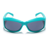 Eyejack Sea Green Wrap Around Sunglasses for Men & Women (98036CL1083)
