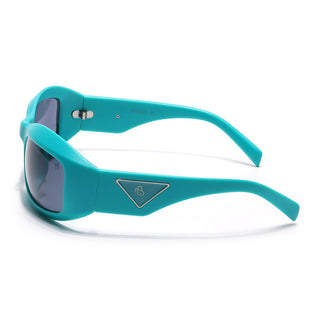 Eyejack Sea Green Wrap Around Sunglasses for Men & Women (98036CL1083)