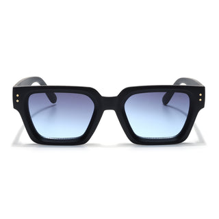 Eyejack Matt Black Square Sunglasses for Men & Women (98170CL1066)