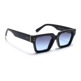 Eyejack Matt Black Square Sunglasses for Men & Women (98170CL1066)