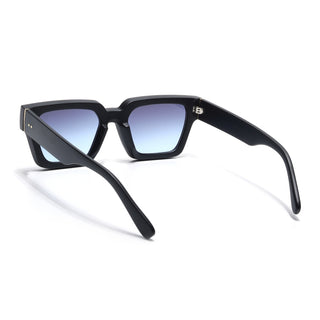 Eyejack Matt Black Square Sunglasses for Men & Women (98170CL1066)