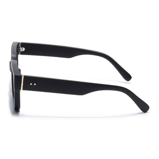 Eyejack Matt Black Square Sunglasses for Men & Women (98170CL1066)