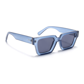 Eyejack Blue Square Sunglasses for Men & Women (98170CL1067)