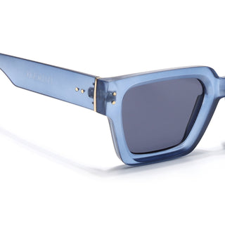 Eyejack Blue Square Sunglasses for Men & Women (98170CL1067)