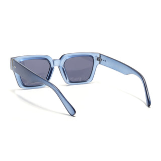 Eyejack Blue Square Sunglasses for Men & Women (98170CL1067)