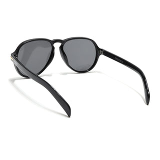 Eyejack Black Aviator Sunglasses for Men & Women (986CL972)