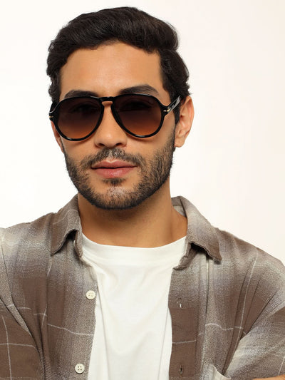 Eyejack Black Aviator Sunglasses for Men & Women (986CL973)